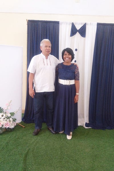 Pastor and Mrs. Richard Ravelomanantsoa in a recent photo