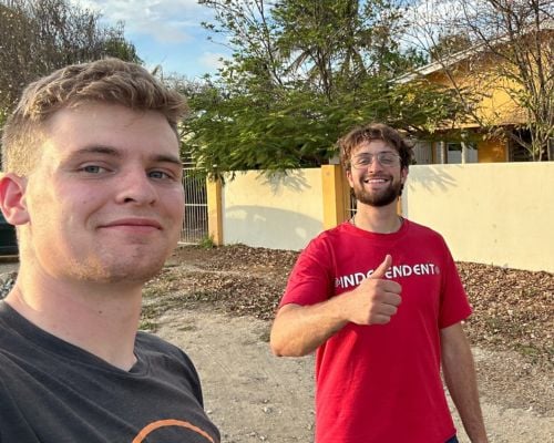 Ryan and fellow intern, Zach