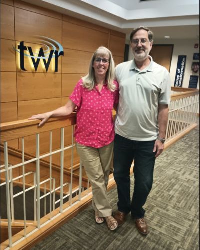 Caption: Ken and Debbie Goodman left their home in Texas to volunteer at TWR in Cary, North Carolina. Photo by John Lundy/TWR