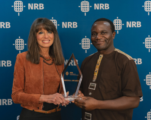 International Director Victor Kaonga accepted NRB’s International Media Award for TWR Malawi. 